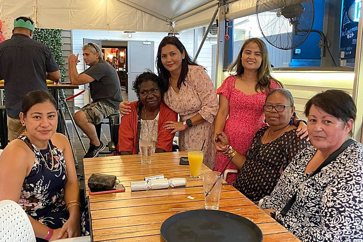 The EPNT team and participants together at a community gathering in Darwin